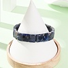 Natural Lapis Lazuli Beaded Stretch Bracelets for Unisex G-K303-02F-2