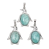 Natural Amazonite Pendants G-A315-03C-P-1