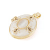 1Pc Brass Enamel Locket Pendants FIND-TA0010-71C-2