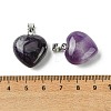 Natural Banded Amethyst Pendants G-F820-10A-16-3
