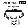Punk-style Imitation Leather Chocker Necklaces NJEW-CL0001-29-2