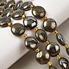 Natural Pyrite Beads Strands G-Z131-H01-01-1