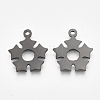 201 Stainless Steel Pendants STAS-T045-37B-1