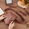 1 Bag PU Leather Medieval Waist Belt Bag with Belt AJEW-CL0003-57-3
