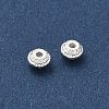 925 Sterling Silver Beads STER-D300-24S-01-2