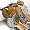 Natural Ocean Agate/Ocean Jasper Beads Strands G-H335-C03-2