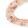 Natural Rutilated Quartz Beads Strands G-L622-C06-2mm-4