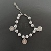 Iron Flat Round with  Saint Benedict Charm Bracelets HP3576-5