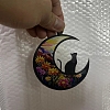 Moon with Cat Window Suncatchers PW-WG7D0D8-06-2