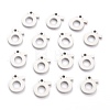 Non-Tarnish 304 Stainless Steel Pendants STAS-F267-10S-P-1