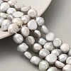 Dyed Natural Cultured Freshwater Pearl Beads Strands PEAR-A006-09D-2