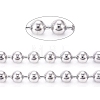 304 Stainless Steel Ball Chains CHS-F009-01G-P-1
