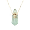 Natural Green Fluorite Perfume Bottle Pendant Necklace PW-WG2A891-12-1