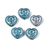 Baking Paint Transparent Glass Beads DGLA-N018-26B-1