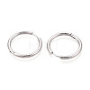304 Stainless Steel Hoop Earrings EJEW-T048-24E-P-2