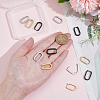 12Pcs 3 Colors 316 Stainless Steel Hoop Earrings EJEW-UN0003-23B-4