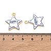 Printed Brass Pendants KK-CBA42CA-08G-03-3