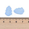 Frosted Transparent Acrylic Beads OACR-P029-04B-04-4