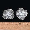 Spray Painted Iron Bead Caps IFIN-N013-05D-4