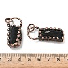 Natural Black Tourmaline Pendants G-H332-01R-3