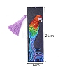 Parrot Pattern DIY Diamond Painting Bookmark with Tassel Pendants Kits PW-WGDDF4D-01-2