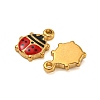 304 Stainless Steel Enamel Charms STAS-Z081-03G-01-2