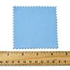 15Pcs Faux Suede Fabric Square Silver Polishing Cloth AJEW-FS0001-44-5