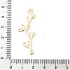 Brass Laser Cut Hollow Connector Charms KK-B179-06G-3