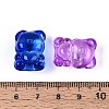 Baking Paint Transparent Glass Beads DGLA-N018-02-4