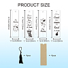 4 Sets Acrylic Bookmark Pendants for Teachers' Day DIY-GL0004-26A-3