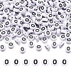 500Pcs Acrylic Horizontal Hole Letter Beads OACR-YS0001-03O-1