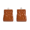 Opaque Resin Pendants RESI-D023-01-3