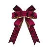 Christmas Velvet Big Bowknot Decorations AJEW-M041-02A-1