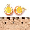 Brass Enamel Pendants KK-H259-11C-G01-2