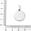 304 Stainless Steel Pendants SA-CBA34D4-03F-P-3