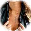 Cross Pendant Necklace with Jesus Crucifix Religious Necklace Sacrosanct Charm Neck Chain Jewelry Gift for Birthday Easter Thanksgiving Day JN1109B-5