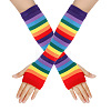 Acrylic Fiber Yarn Knitting Fingerless Gloves COHT-PW0002-03E-1