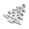 Christmas Theme Anti-Tarnish 304 Stainless Steel Pendants STAS-R003-04P-03-2