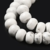 Synthetic Howlite Beads Strands G-K340-B06-01-3