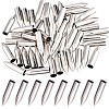 50Pcs Stainless Steel Cord End STAS-FH0005-61-1