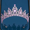 Alloy Rhinestone Crown Hair Bands PW-WG903DF-06-1