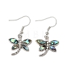 Rack Plating Brass Dangle Earrings for Women KK-CBA69D1-01P-01-4