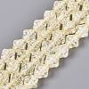 Transparent Crackle Glass Beads Strands GLAA-Q115-04A-10-1