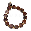 Natural Mahogany Obsidian Beads Strands G-F833-B12-01-5
