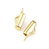 SHEGRACE Brass Slide On End Clasp Tubes XGRQ1R818-355G-2