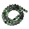 Natural Ruby in Zoisite Beads Strands G-P611-C22-01-3