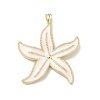 Brass Enamel Pendants KK-Z153-18G-01-1