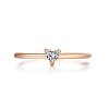 Brass Micro Pave Cubic Zirconia Finger Rings for Women FS-WG4BC3F-11-3