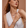 3Pcs Cowhide Leather Cord Neckalces NJEW-TAC0050-7