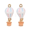 Alloy with Enamel Pendants AL-CBA1FD3-07G-01-1